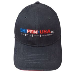 Brifen USA Inc Wire Rope Safety Fence Strapback Hat Blue OSFA The Max Hat
